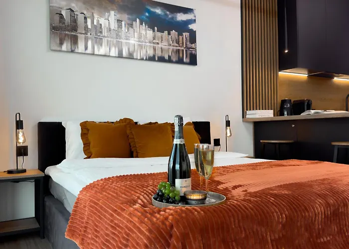 Urban Global Skyline 23rd Floor No 8, Free Garage, Self Check-in, No Deposit Apartman Katowice